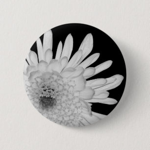 Chrysanthemum 2 Inch Round Button