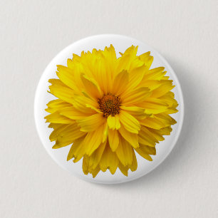 Chrysanthemum 2 Inch Round Button