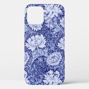 Chrysanthemum Blue, William Morris iPhone 12 Case