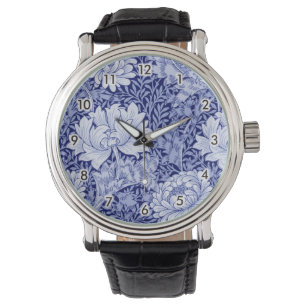 Chrysanthemum Blue, William Morris Watch