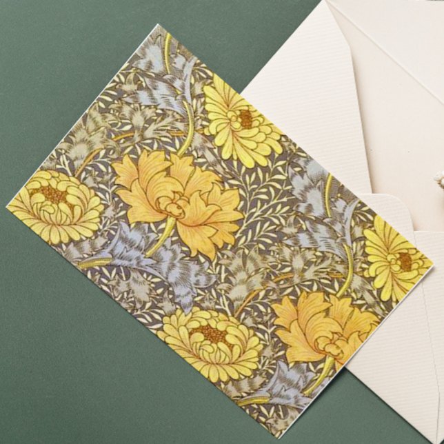 chrysanthemum by William Morris Card (Creator Uploaded)