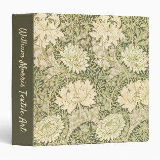 Chrysanthemum by William Morris, Vintage Art Binder