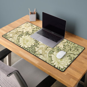 Chrysanthemum by William Morris, Vintage Art Desk Mat