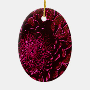 Chrysanthemum Ceramic Ornament