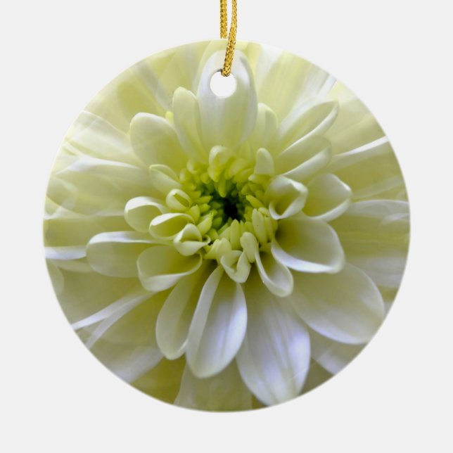 CHRYSANTHEMUM CERAMIC ORNAMENT (Front)