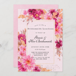 Chrysanthemum Chrysanthemum Bridesmaids Invitation