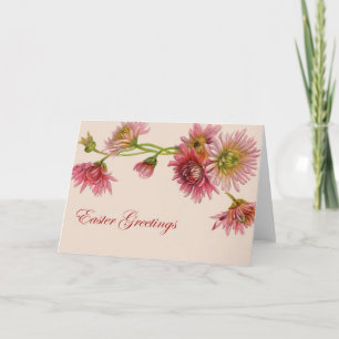 Chrysanthemum Easter Greetings - Card