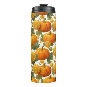 Chrysanthemum Fall Design Thermal Tumbler