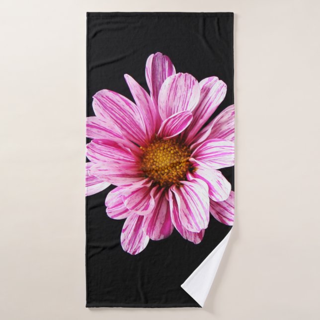 Chrysanthemum Flower btcna Bath Towel Set (Bath Towel)