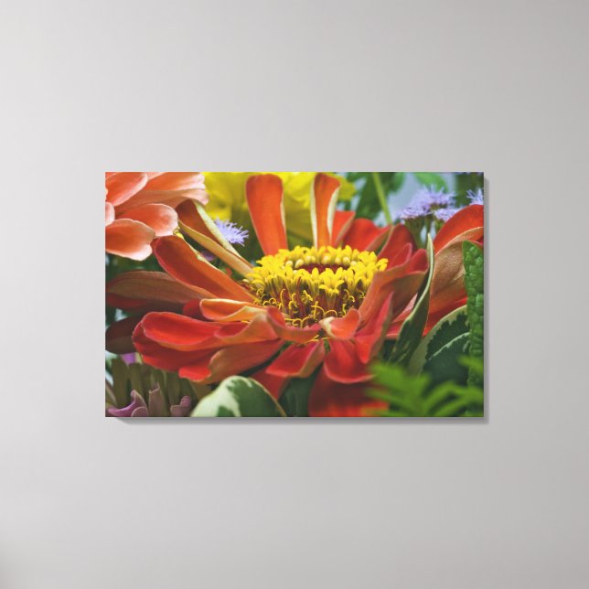 Chrysanthemum flower canvas print (Front)