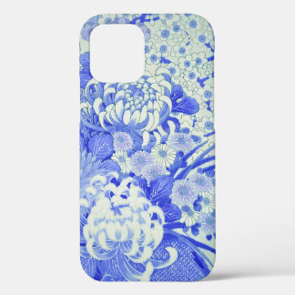 Chrysanthemum Flower, Japanese Design iPhone 12 Case