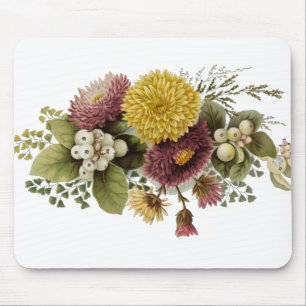 Chrysanthemum Flower Mum Floral Mouse Pad