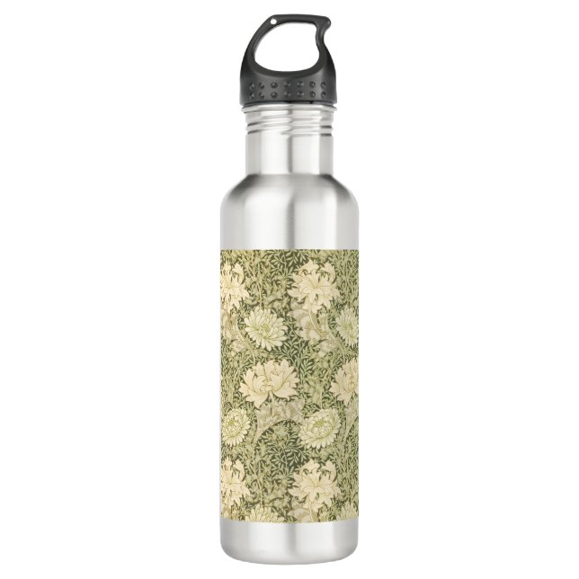 Chrysanthemum Flower Pattern (by William Morris) 710 Ml Water Bottle (Front)