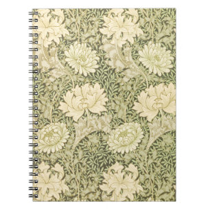 Chrysanthemum Flower Pattern (by William Morris) Notebook