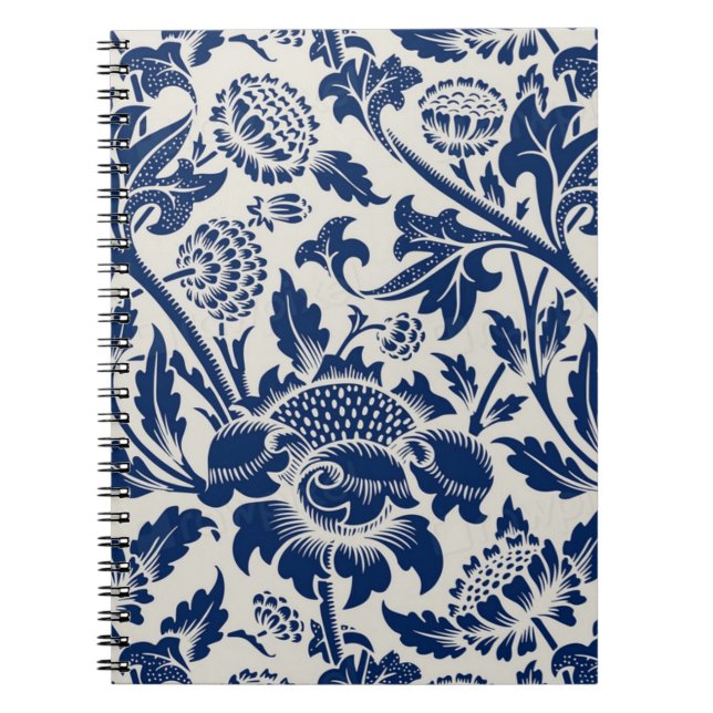 Chrysanthemum flower pattern notebook (Front)