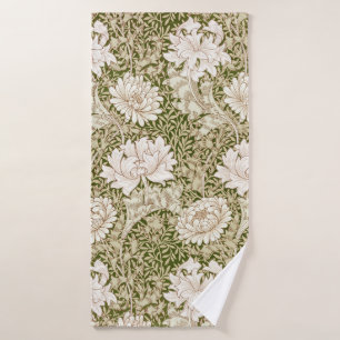Chrysanthemum Gold, William Morris Bath Towel