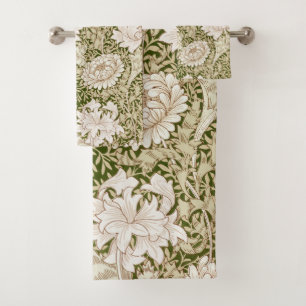 Chrysanthemum Gold, William Morris Bath Towel Set