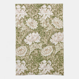 Chrysanthemum Gold, William Morris Kitchen Towel