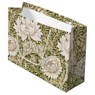 Chrysanthemum Gold, William Morris Large Gift Bag