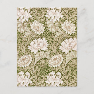 Chrysanthemum Gold, William Morris Postcard