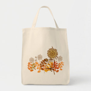 Chrysanthemum Graphic Tote Bag