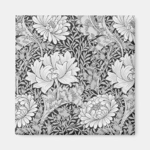 Chrysanthemum Grey, William Morris Magnet