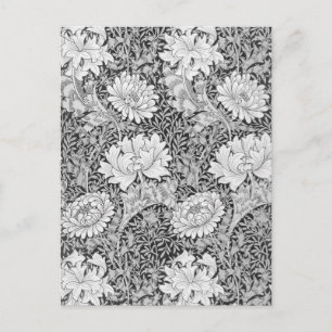 Chrysanthemum Grey, William Morris Postcard