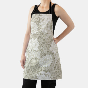 Chrysanthemum Ivory, William Morris Apron