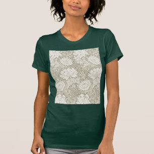 Chrysanthemum Ivory, William Morris T-Shirt