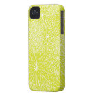 Chrysanthemum Lime Green iPhone Case