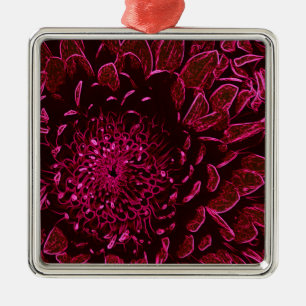 Chrysanthemum Metal Ornament