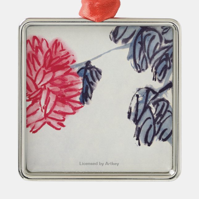 Chrysanthemum Metal Ornament (Front)