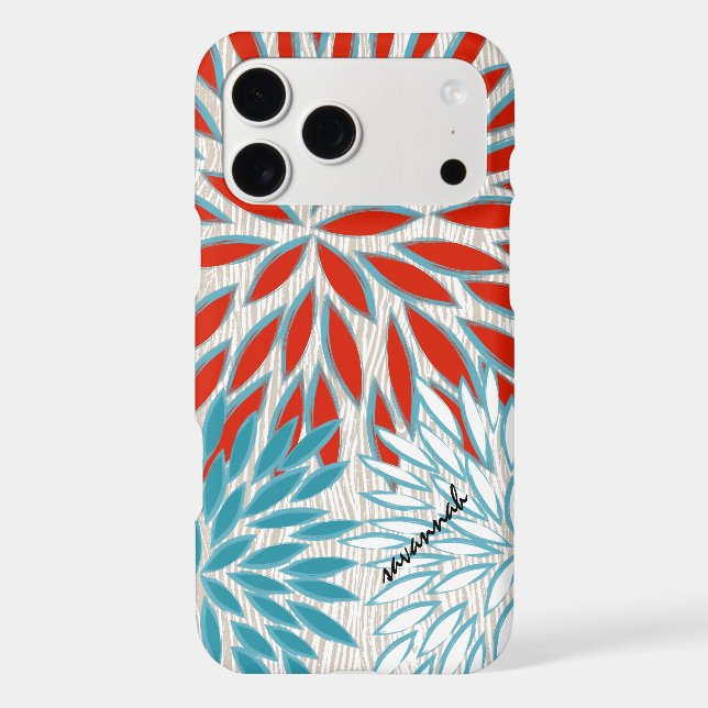 Chrysanthemum moderne coque iphone personnalisé (Verso)