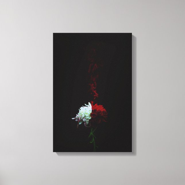 Chrysanthemum one 凛 - Chrysanthemum- Canvas Print (Front)