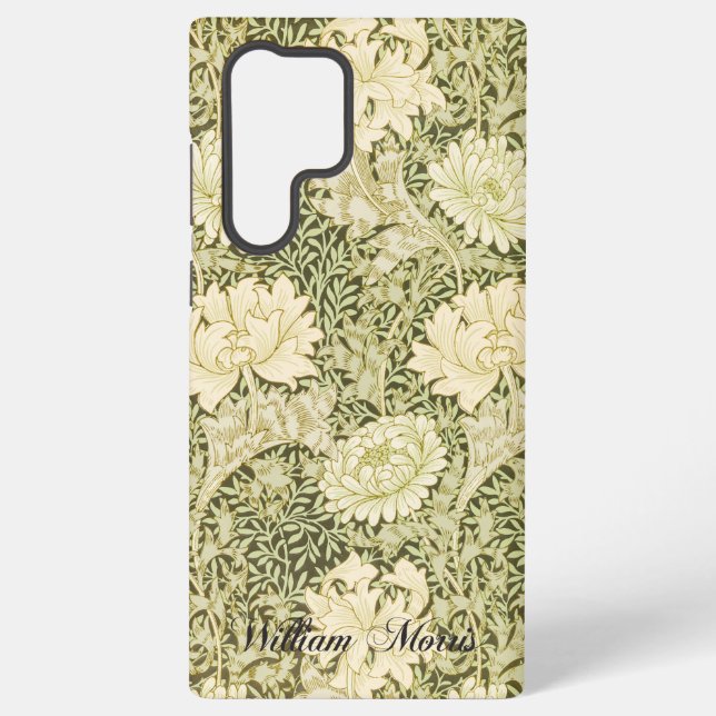 Chrysanthemum pattern - William Morris Samsung Galaxy S22 Ultra Case (Back)