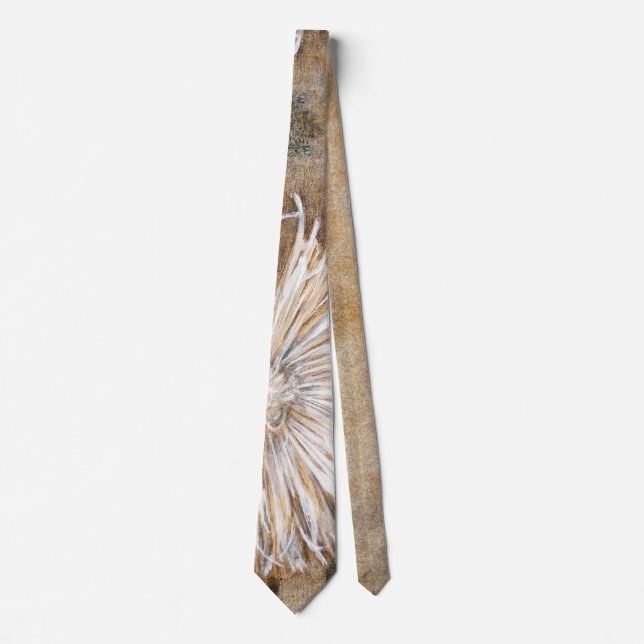 Chrysanthemum - Piet Mondrian - Modern Art Tie (Front)