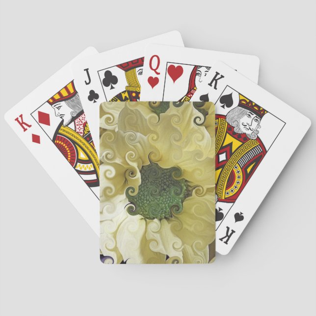 CHRYSANTHEMUM   PLAYING CARDS (Back)