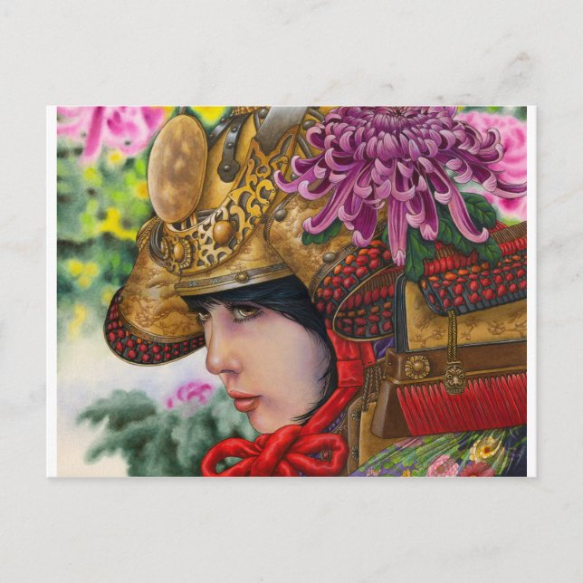 "Chrysanthemum" postcard (Front)