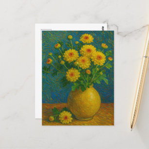 Chrysanthemum Postcard