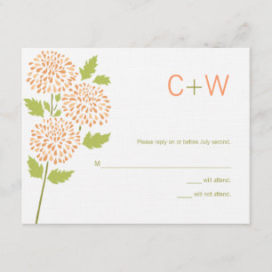 Chrysanthemum RSVP Card