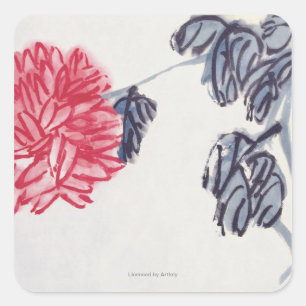 Chrysanthemum Square Sticker