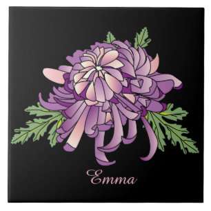 Chrysanthemum Tile