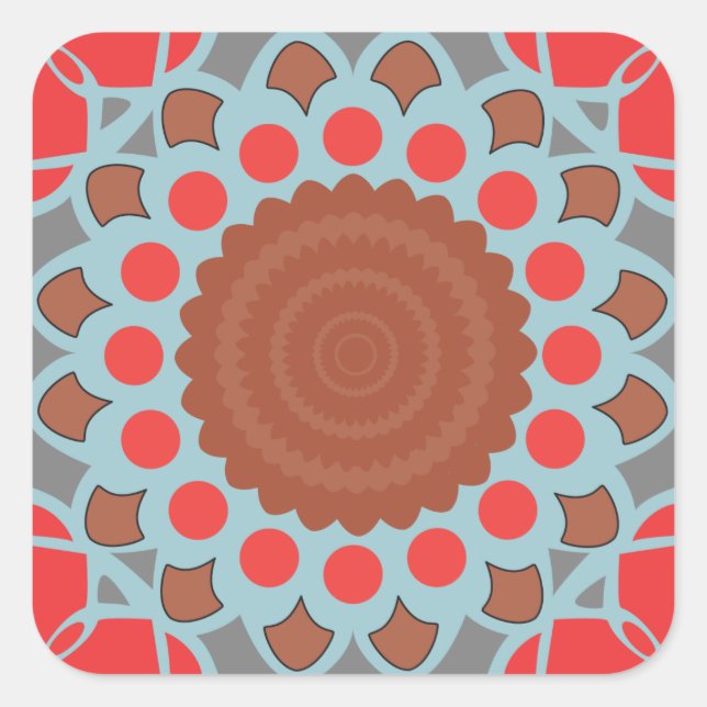 Chrysanthemum Tile Sticker (Front)