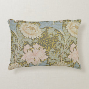 'Chrysanthemum' wallpaper, 1876 (wallpaper) Accent Pillow