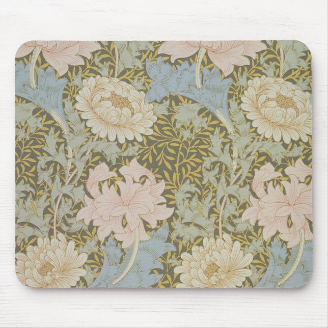 'Chrysanthemum' wallpaper, 1876 (wallpaper) Mouse Pad (Front)