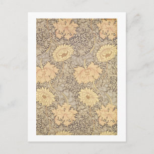 'Chrysanthemum' wallpaper design, 1876 Postcard
