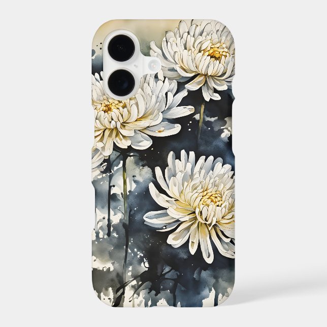 Chrysanthemum - Watercolor flowers (Back)