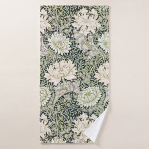 Chrysanthemum, William Morris Bath Towel