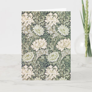 Chrysanthemum, William Morris Card