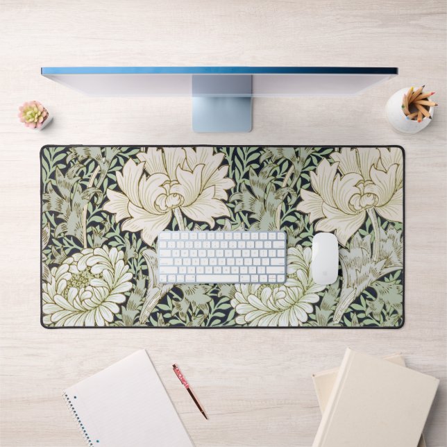 Chrysanthemum, William Morris Desk Mat (Office 1)